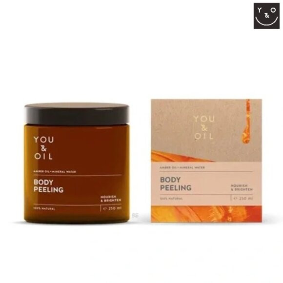 You & Oil Other - YOU & OIL Amber Oil + Mineral Water Body Peeling & Exfoliant 8.4 Oz - NWT